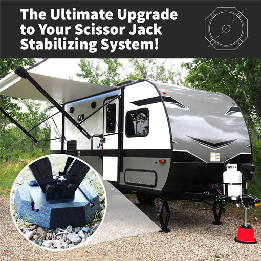 2-Point Trailer RV Jack Stands