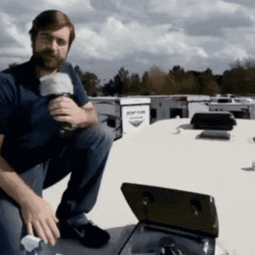 RV Roof Vent Fan with Rain Sensor