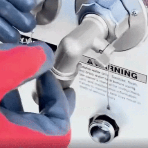 RV City Water Inlet with 90-Degree Elbow