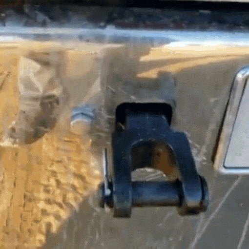 Single Tow Hook with Pull Pin and Frame Pin