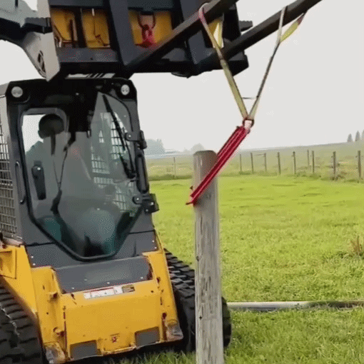 Skid Steer Post Fence Puller