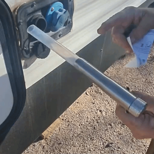 Stainless Steel RV Water Tank Filler with Shutoff Valve