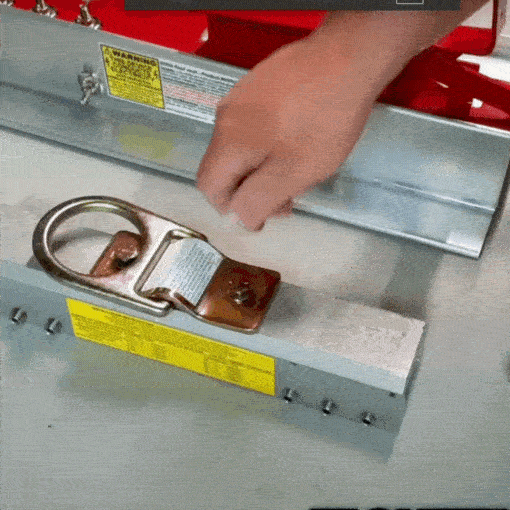 Standing Seam Roof Anchor Clamp