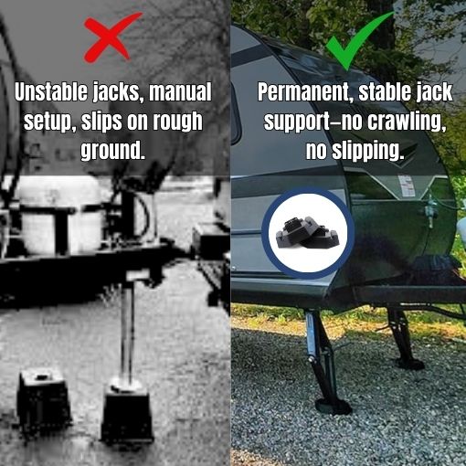 2-Point Trailer RV Jack Stands