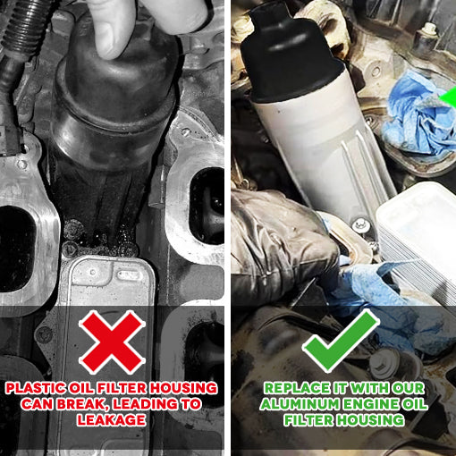 Aluminum Engine Oil Filter Housing