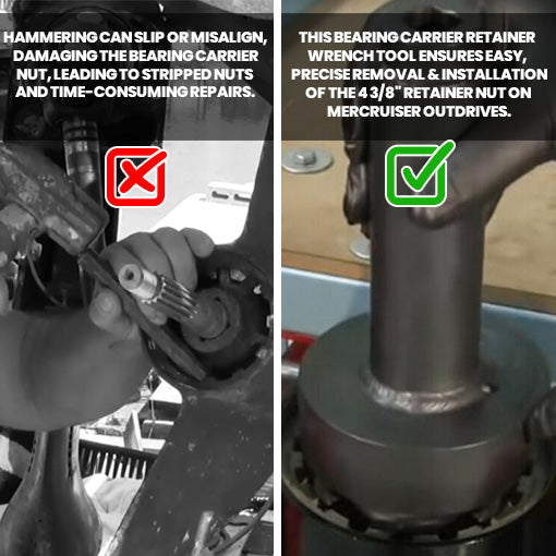 Bearing Carrier Retainer Wrench Tool