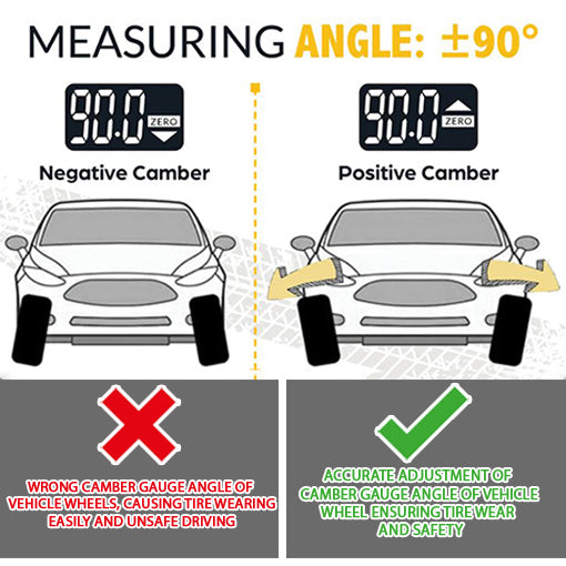 Digital Camber Magnetic Gauge Tool