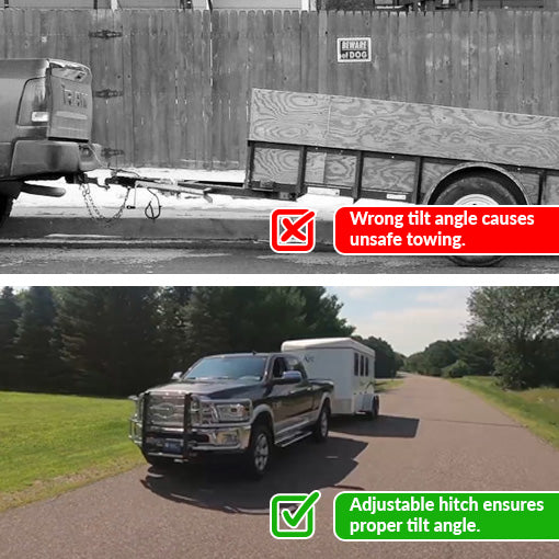 Adjustable Pintle Hitch Combination