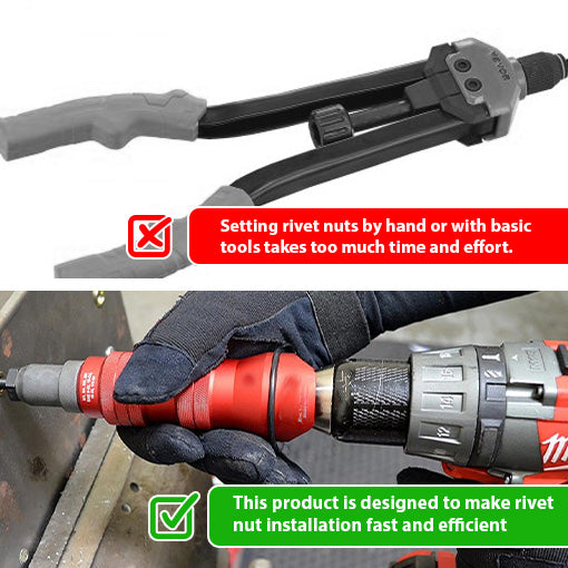 Rivet Nut Drill Adapter Kit