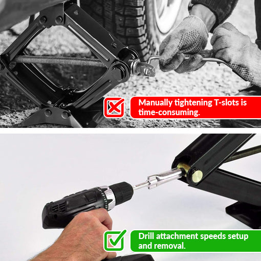 T-Slot Style 3/8-inch Drill Attachment