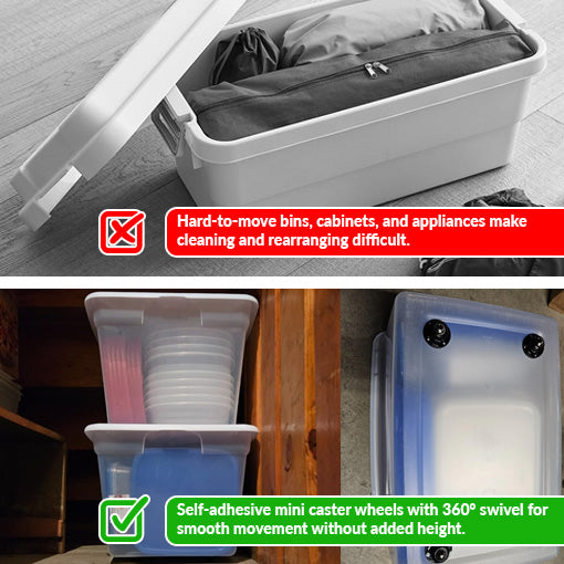 Self Adhesive Mini Caster Wheels