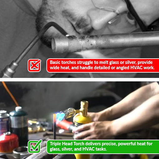 Triple Head Mapp/Propane Torch