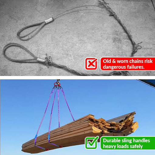 Heavy-Duty Lifting Slings Straps