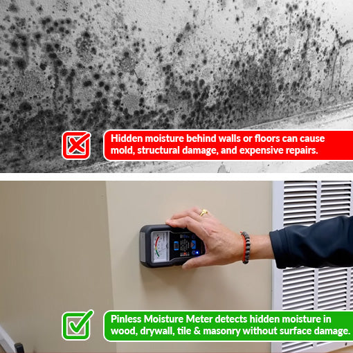 Pinless Meter for Measuring Moisture Content
