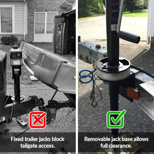 Removable A-Frame Jack Adapter