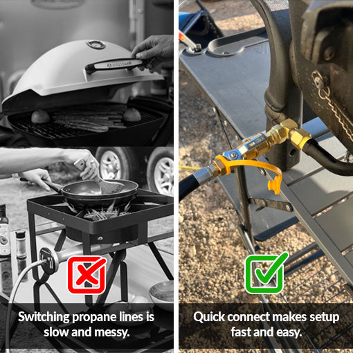 RV Propane Quick Connect Fittings