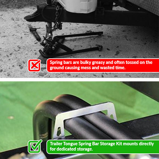 Trailer Tongue Spring Bar Storage Kit