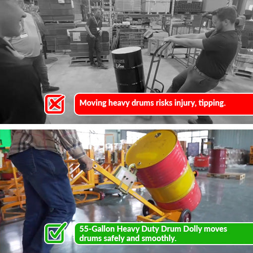 55-Gallon Heavy Duty Drum Dolly
