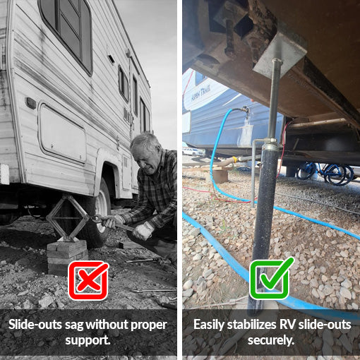 Adjustable Camper/RV Slide-Out Supports