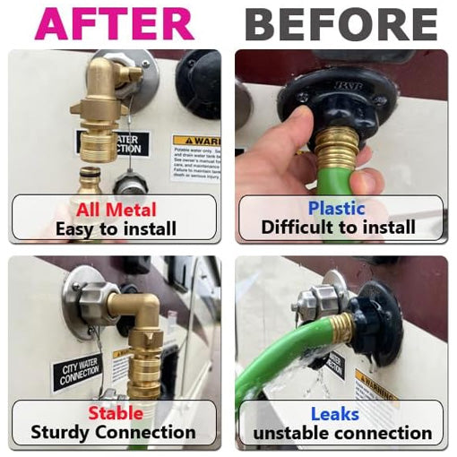 RV Water Inlet Upgrade & Replacement Set