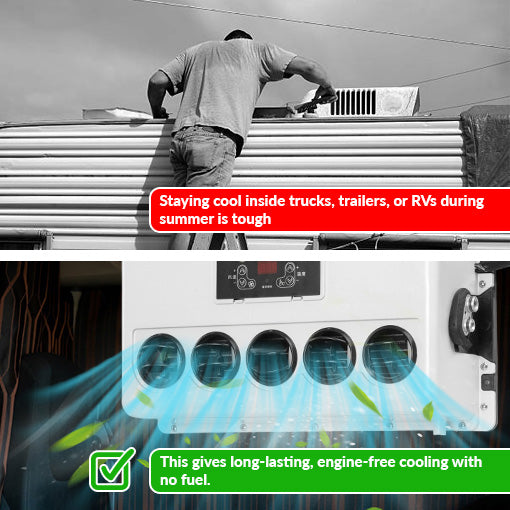 DC 12V Truck Air Conditioner