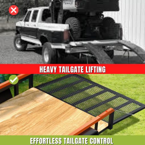 Effortless Trailer Tailgate Lift Assist System