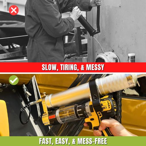 Electric Grease Gun Drill Adapter