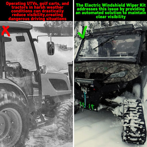 Electric Windshield Wiper Kit