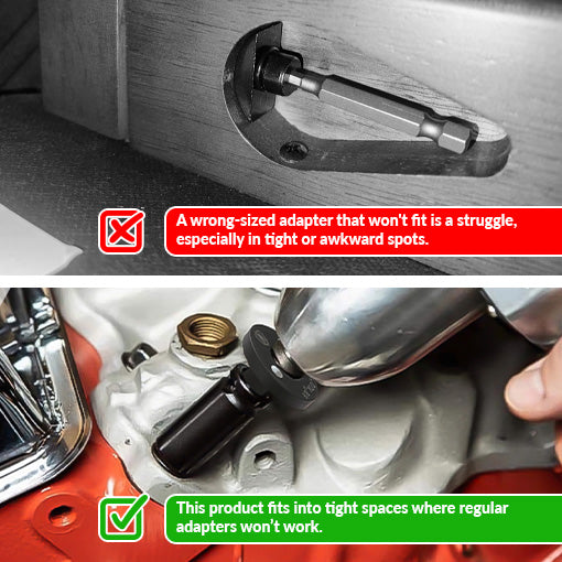 Low Profile Impact Socket Adapter Set
