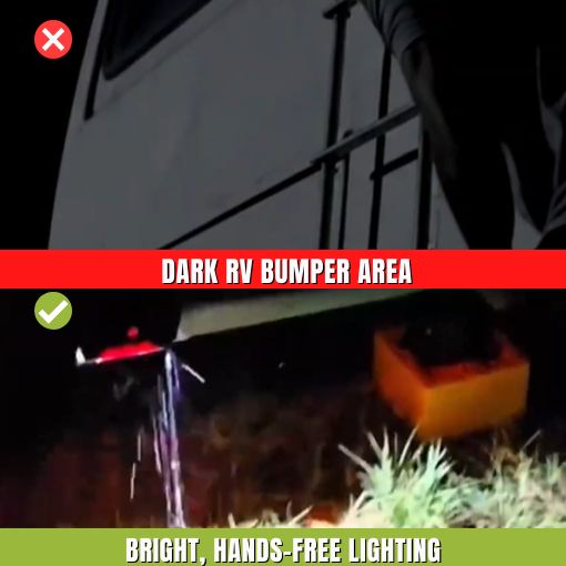 RV Bumper Cap Solar Light