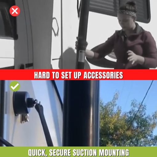 RV Gen-Turi Suction Cup Mount