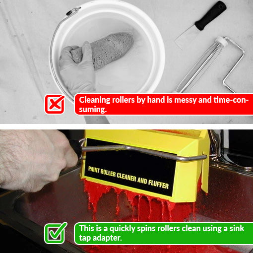 Sink Tap Paint Roller Cleaner Adapter Tool