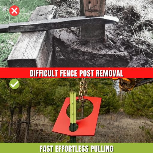 Skid Steer Post Fence Puller