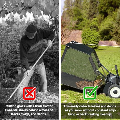 Tow Behind Lawn Sweeper