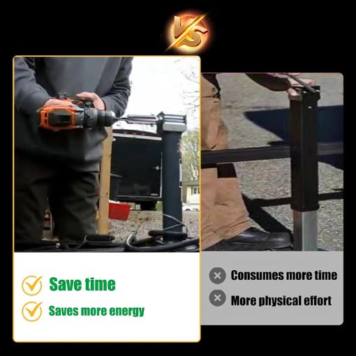 Trailer Jack Electric Drill Adapter