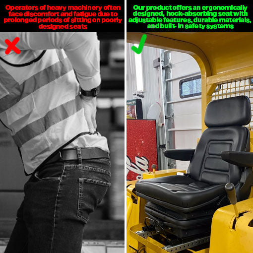 Universal Tractor Suspension Seat
