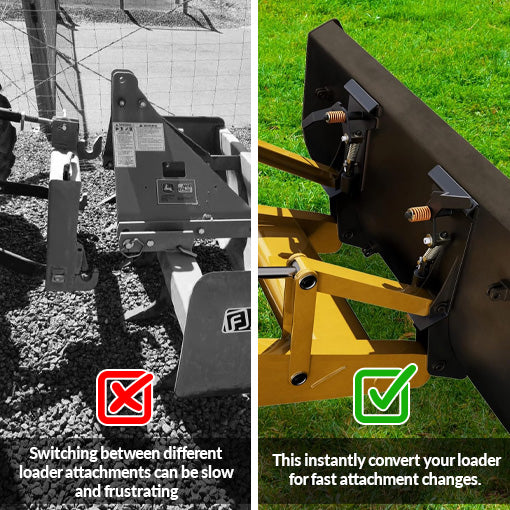 Universal Skid Steer Quick Attach Adapter