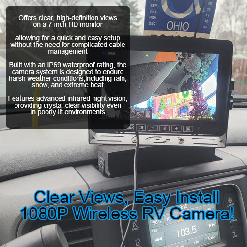 1080P Wireless RV Camera System