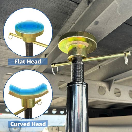 16-Ton Heavy-duty Truck Support Stand with Wheels