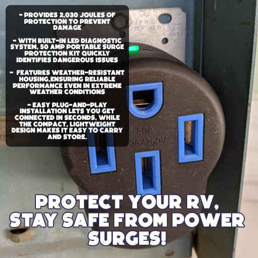 50 Amp Portable Surge Protector Kit