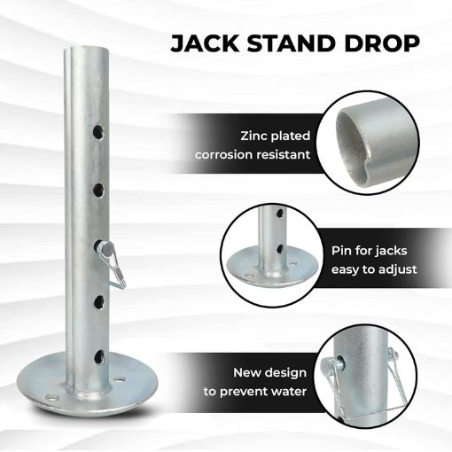 Adjustable Trailer Jack Drop Leg