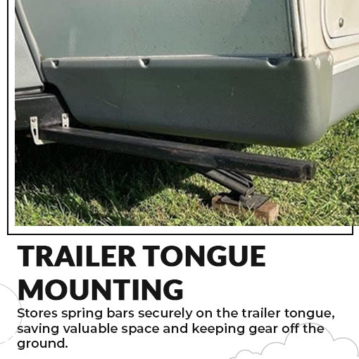 Trailer Tongue Spring Bar Storage Kit