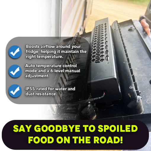 RV Fridge Ventilation Cooling Fan