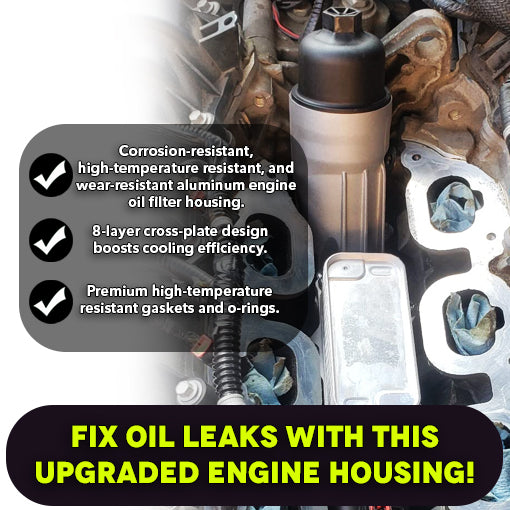 Aluminum Engine Oil Filter Housing