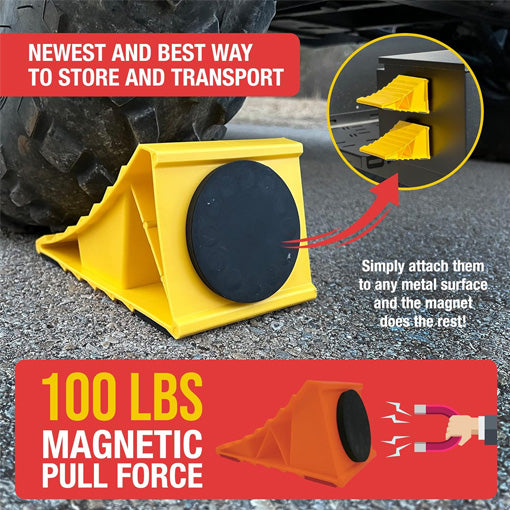 RV Magnetic Wheel Chocks
