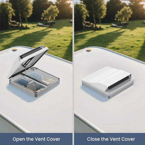 14-Inch Universal RV Roof Vent with Continuous Ventilation