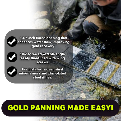 Folding Aluminum Alloy Sluice Box