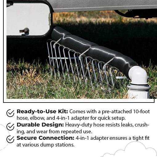 Ready-to-Use RV Sewer Hose Kit