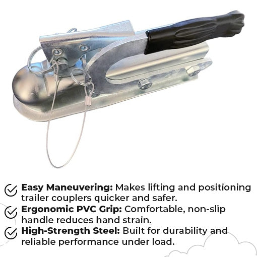 Trailer Coupler Lift Handle