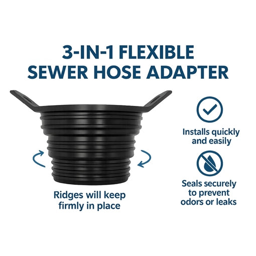 3-in-1 Flexible Sewer Hose Seal